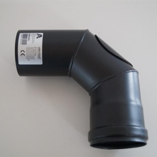 vinkel 90 grader 3 leds ø80/130 mm med rens